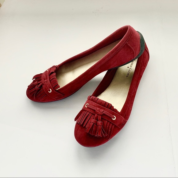 🍁 Burgundy Moccasins - Picture 1 of 5